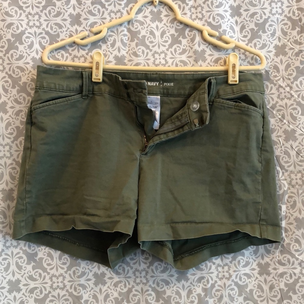 Army Green Old Navy Pixie Shorts